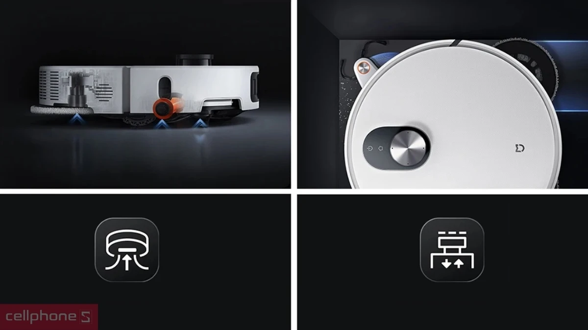 Hiệu suất dọn dẹp ấn tượng của robot hút bụi Xiaomi Vacuum 5 Pro