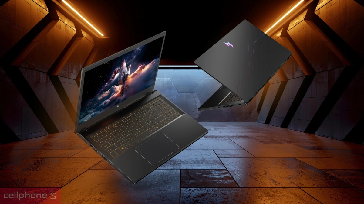 Thiết kế laptop Acer Gaming Nitro V 15 ProPanel ANV15-52-72BM
