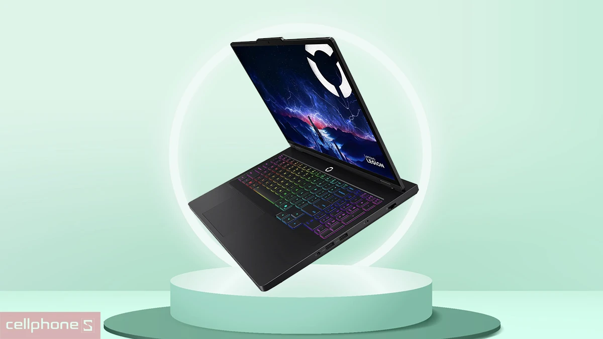 Thời lượng pin ấn tượng của laptop Lenovo Legion Pro 5 16IAX10 83F3003VVN