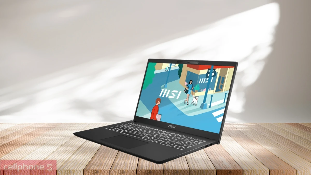 Bộ nhớ RAM, ổ cứng của laptop MSI Modern 15 H C2RMG-292VN