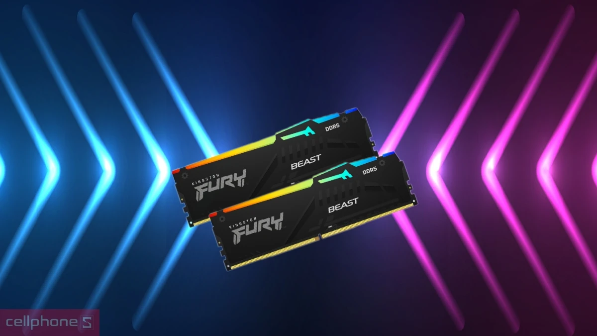 Điện năng tiêu thụ của RAM Kingston FURY RGB DDR5 6000MHz 16GB KF560C36BBE2A-16WP