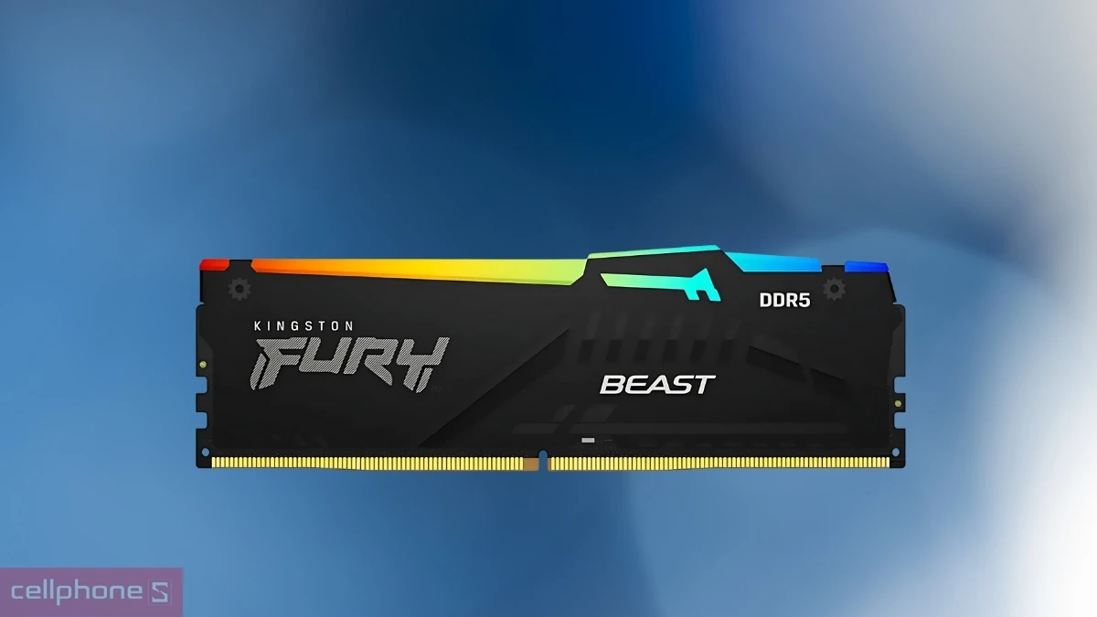 Tốc độ đọc ghi ấn tượng của RAM Kingston Fury RGB DDR5 6000MHz 64GB KF560C36BBE2AK2-64