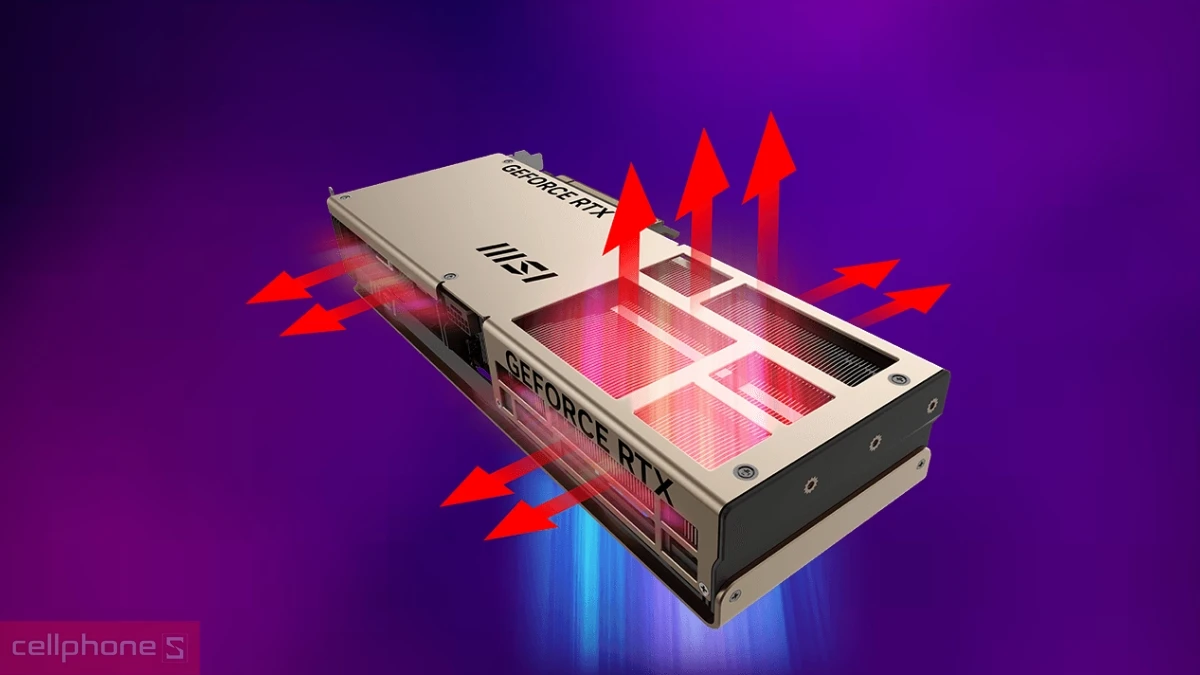 Sức mạnh xử lý đồ họa của VGA MSI Geforce RTX 5070 12G Inspire 3X OC