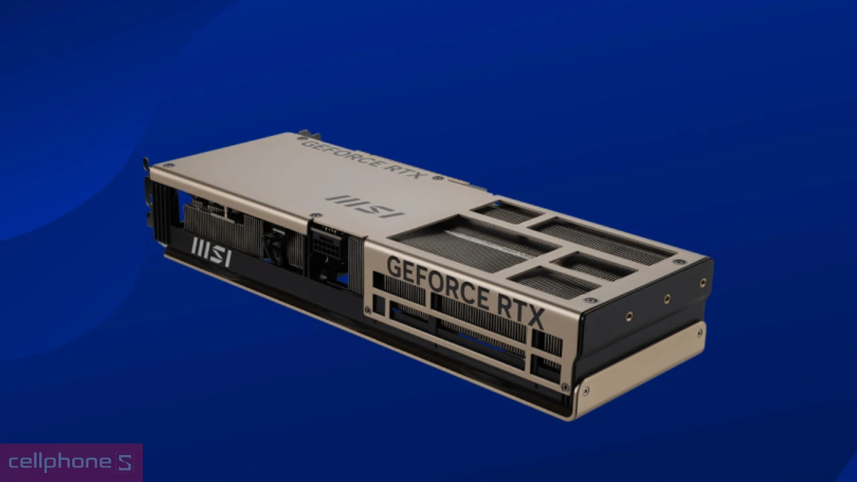 Thiết kế VGA MSI Geforce RTX 5070 12G Inspire 3X OC