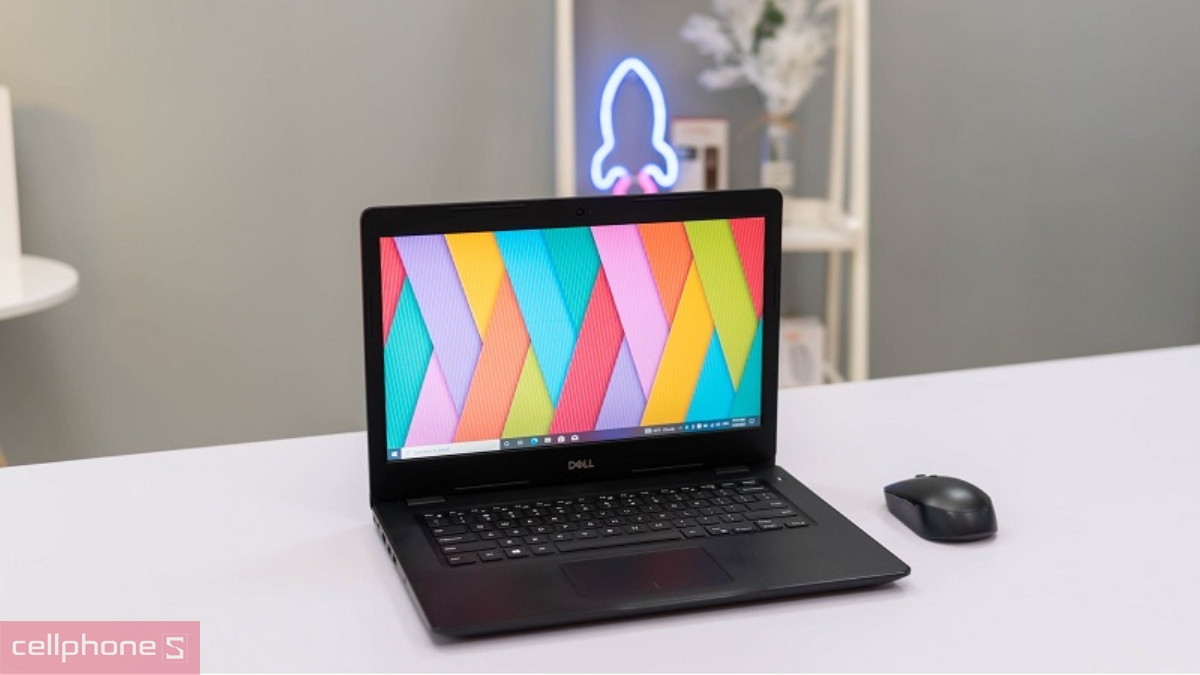 Laptop Dell i3 sở hữu bàn phím Full-size thiết kế đủ các phím chức năng