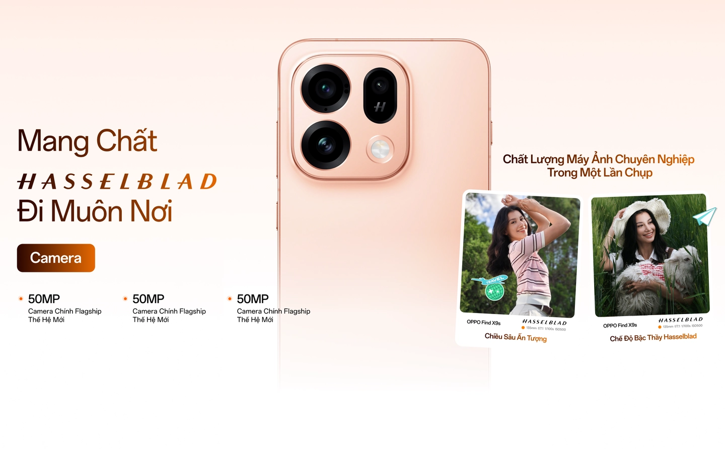 Điện thoại OPPO Find X9s mang chất Hasselblad với 3 camera 50MP chất lượng như máy ảnh chuyên nghiệp Desktop
