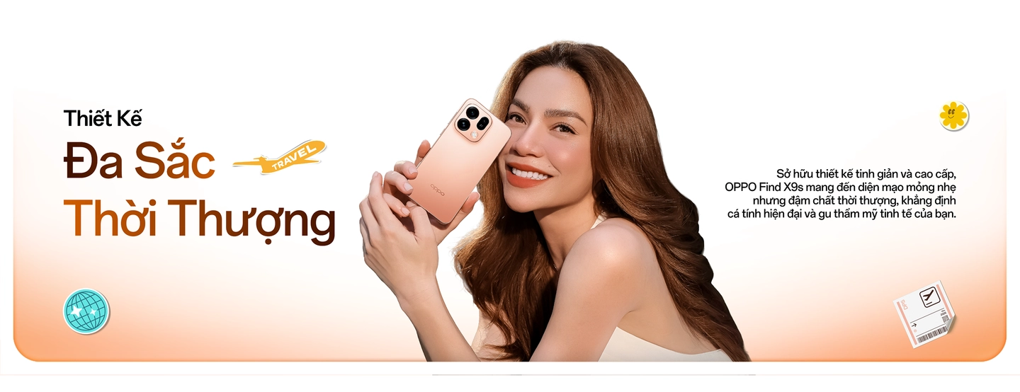 OPPO Find X9s có thiết kế tinh giản, diện mạo mỏng nhẹ nhưng đa sắc thời thượng khẳng định cá tính Desktop