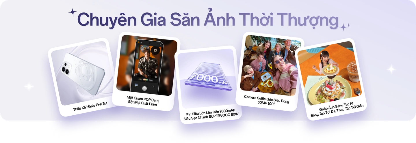 OPPO Reno 16F chuyên gia săn ảnh thời thượng với thiết kế nổi bật và tính năng ấn tượng về pin, sạc nhanh và camera Desktop
