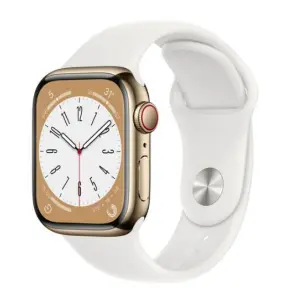 Apple Watch Series 8 45mm 4G viền thép dây cao su - Cũ Đẹp