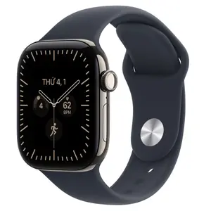 Apple Watch Series 12 46mm (5G) Viền Titan Dây Cao Su Size M/L