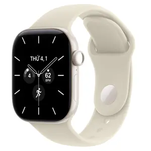 Apple Watch Series 12 46mm (5G) Viền Gốm Dây Cao Su Size M/L