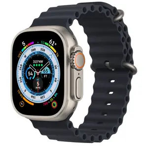 Apple Watch Ultra 49mm (4G) Viền Titan - Dây cao su - Cũ Trầy Xước