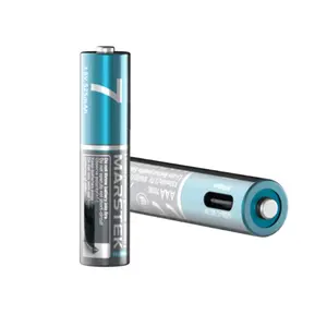 Bộ pin tiểu sạc lại Marstek 4 pin AAA kèm cáp 4 cổng USB-C 7018C
