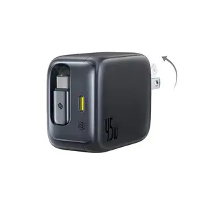 Sạc Baseus EnerCore 2C 45W (1C + cáp USB-C rút gọn) CJ11