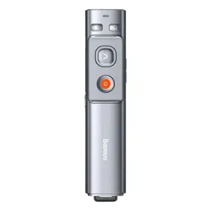 Bút trình chiếu Baseus Orange Dot Wireless Presenter pin sạc (Red Laser)