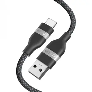 Cáp Anker USB-A to C Work with CarPlay A82G2