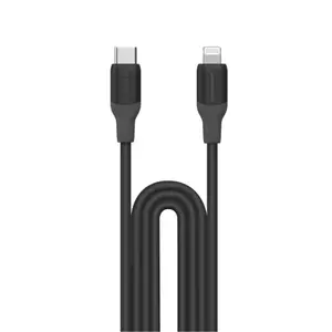 Cáp sạc chuyển đổi Momax Silicon USB-C to Lightning 30W dài 1.2m