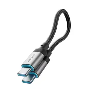 Cáp Cuktech 6A type-C to C 240W dài 0.15m CTC615S