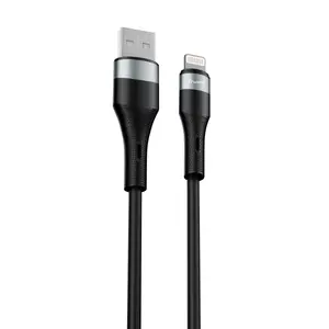 Cáp Trusmi USB-A to Lightning silicone 15W dài 1m