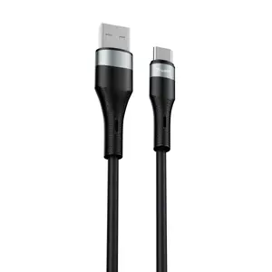 Cáp Trusmi USB-A to USB-C silicone 15W dài 1m