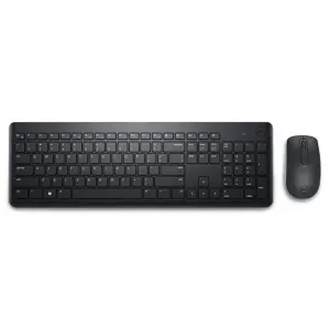 Combo bàn phím + chuột không dây KM3322W Đen