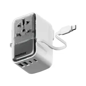 Sạc đa năng Momax 1-World+ Flow 35W 4 cổng kèm cáp Type-C