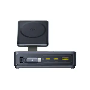 Đế sạc đa năng Baseus Nomos QI2 5 trong 1 kèm cáp Type-C rút gọn 140W US