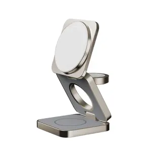 Đế sạc không dây từ tính gập Momax Q2.Mag 3 in 1 Qi2 15W UD31