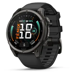 Đồng hồ thông minh Garmin Fenix 9 47mm AMOLED viền titan DLC