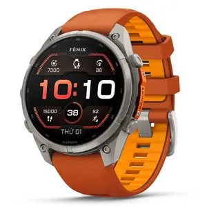 Đồng hồ thông minh Garmin Fenix 9 Pro 47mm AMOLED viền titan