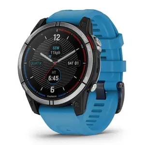 Đồng hồ thông minh Garmin Quatix 7 Đen Dây Xanh Dương - Cũ Trầy Xước