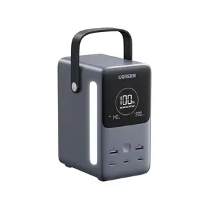 Trạm sạc dự phòng di động Ugreen 3C2A 48000mAh 300W màn hình hiển thị 25286