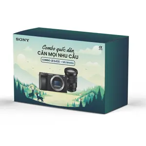 Bộ Kit Vlog/Du Lịch Sony A6400 + Lens 18-105mm F4 G