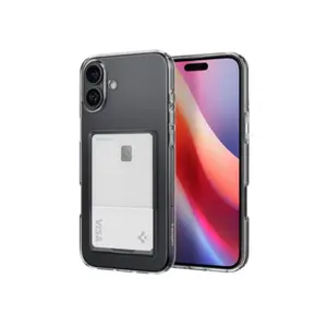 Ốp lưng iPhone 16 Plus Spigen Crystal Slot Crystal Clear