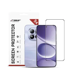 Dán kính cường lực màn hình Xiaomi Redmi Note 15 Pro Zeelot Solidsleek full viền đen cao cấp