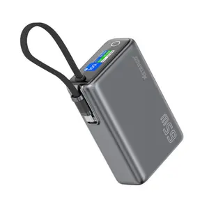 Pin dự phòng StarGO Hypercharge 20000mAh 65W tích hợp màn hình + cáp Type-C - Cũ