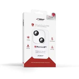 Miếng dán camera Apple iPhone 14/14 Plus | 15/15 Plus Zeelot Pishield viền màu