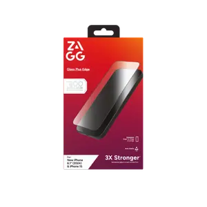 Dán kính cường lực màn hình iPhone 16 Zagg Plus Edge Full