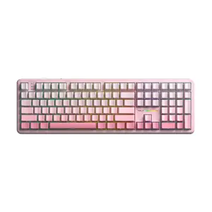 Bàn phím cơ không dây Aula F108 Hồng Gradient