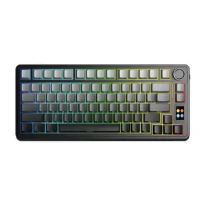 Bàn phím cơ không dây AULA S75 Pro Xám Đen Gradient