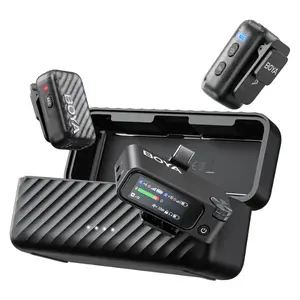 Microphone thu âm không dây Boya MIC 2 ( 2TX + 1RX )