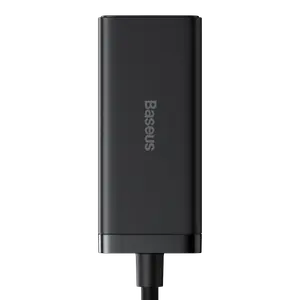 Củ sạc nhanh Baseus Gan3 Pro Desktop 2C + 2U 65W kèm cáp Type-C to Type-C 1M 100W