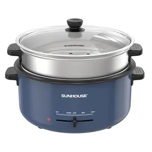 Nồi Chiên Không Dầu Điện Tử Sunhouse Dung Tích 5.5L Công Nghệ Rapid Air Giảm 85% Dầu Mỡ (Phiên Bản Đặc Biệt v7)