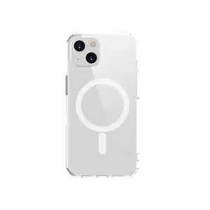 Ốp lưng iPhone 15 Plus/14 Plus Mipow Tempered Glass With Magsafe Transparent