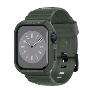 Ốp viền + dây đeo Apple Watch (45/44 mm) Spigen Rugged Armor Pro
