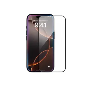 Dán kính cường lực màn hình iPhone 16 Pro Mipow 3D Premium Full Cao Cấp Đen