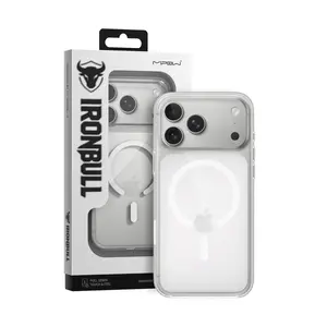 Ốp lưng iPhone 18 Pro/17 Pro Mipow Tempered Glass with Magsafe Transparent