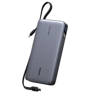 Pin dự phòng Ugreen 25000mAh 165W 2C1A QC 3.0 màn hình + tích hợp cáp Type-C PB552 55995B