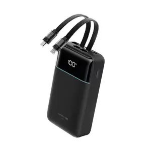 Pin sạc dự phòng Cuktech CP24 LPB200NL 1A1C 20000mAh 40W tích hợp cáp C+L