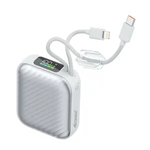 Pin sạc dự phòng StarGo Gem 4 10000mAh 22.5W tích hợp cáp C+L và màn hình hiển thị